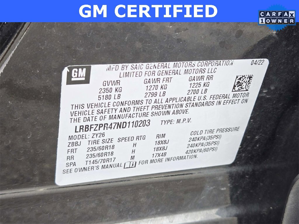 Certified 2022 Buick Envision Essence w/ Technology Package I image 39