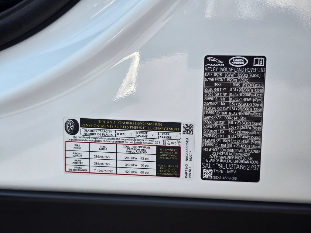 New 2026 Land Rover Range Rover Sport Dynamic SE AWD/4WD image 37