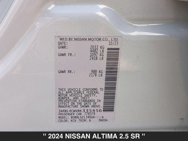 Used 2024 Nissan Altima 2.5 SR AWD/4WD image 34