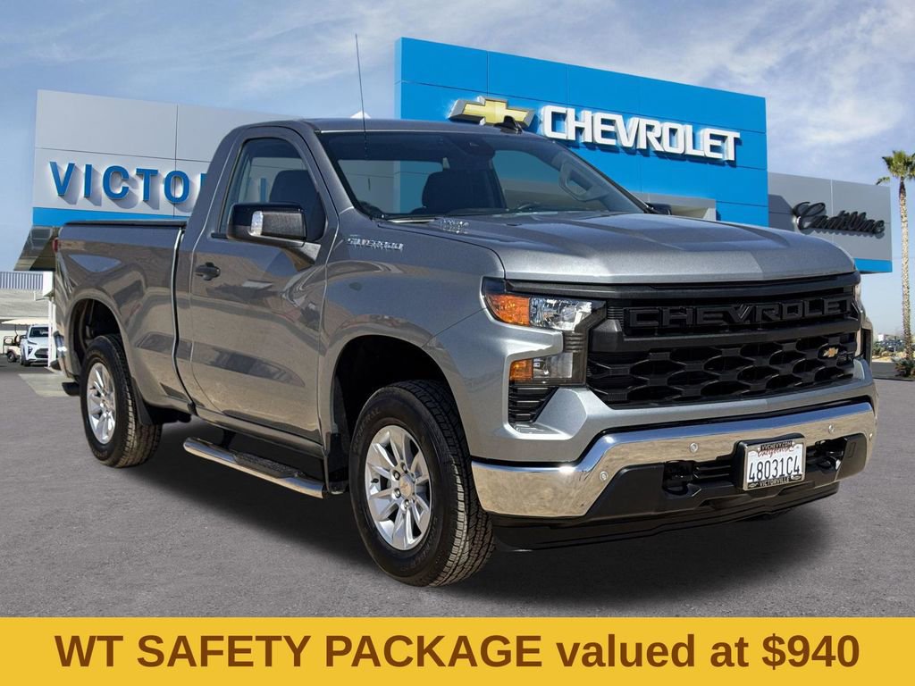 Certified 2025 Chevrolet Silverado 1500 W/T w/ WT Safety Package RWD image 3