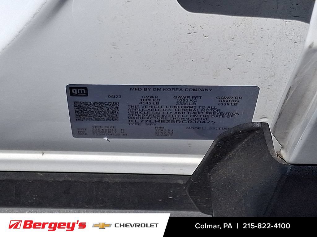 Certified 2024 Chevrolet Trax LT w/ Sunroof Package FWD image 28
