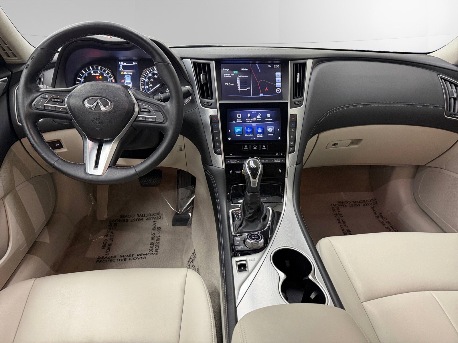 Used 2019 INFINITI Q50 Luxe w/ Essential Package (3.0T Luxe) AWD/4WD image 10