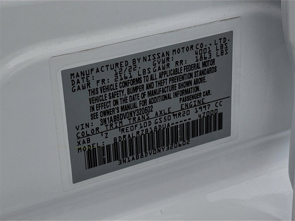 Used 2022 Nissan Sentra SR w/ Trunk Package image 28