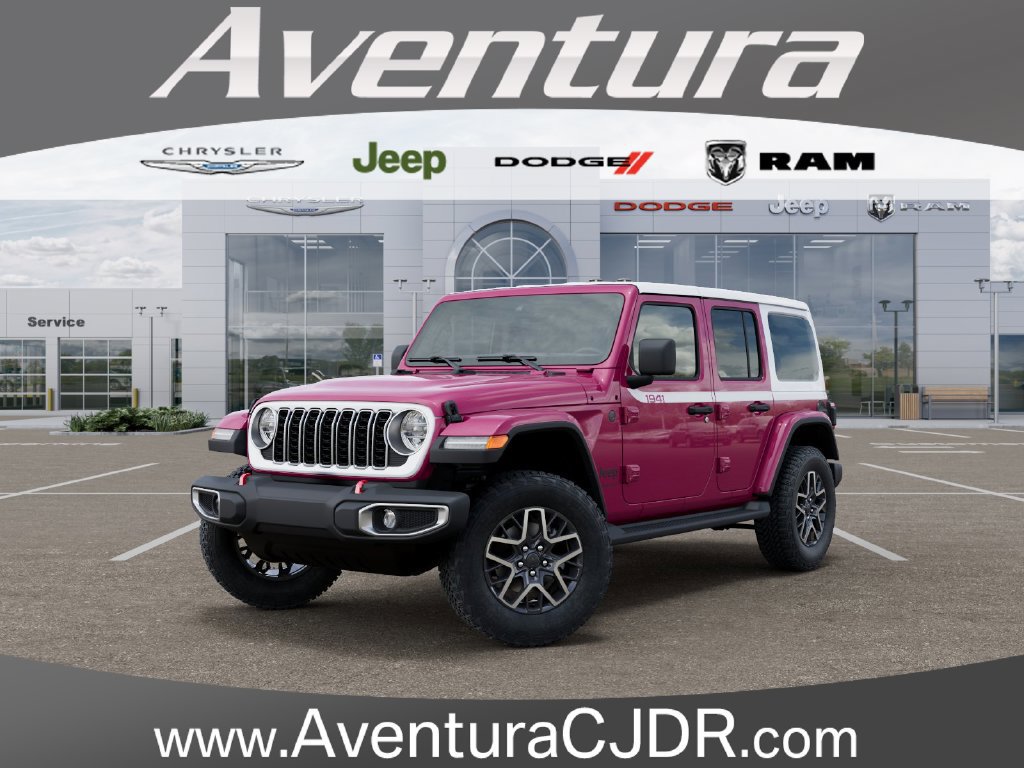 New 2026 Jeep Wrangler Unlimited Sahara w/ Whitecap Package AWD/4WD 360° Tour