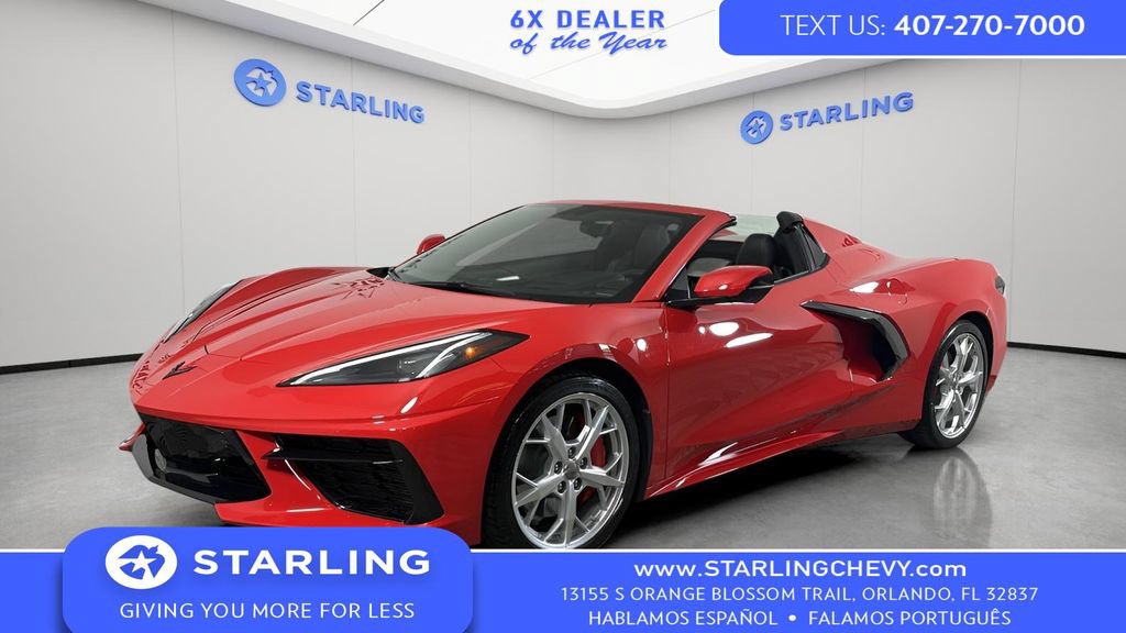 Certified 2023 Chevrolet Corvette Stingray Premium Conv w/ Z51 Performance Package RWD image 1