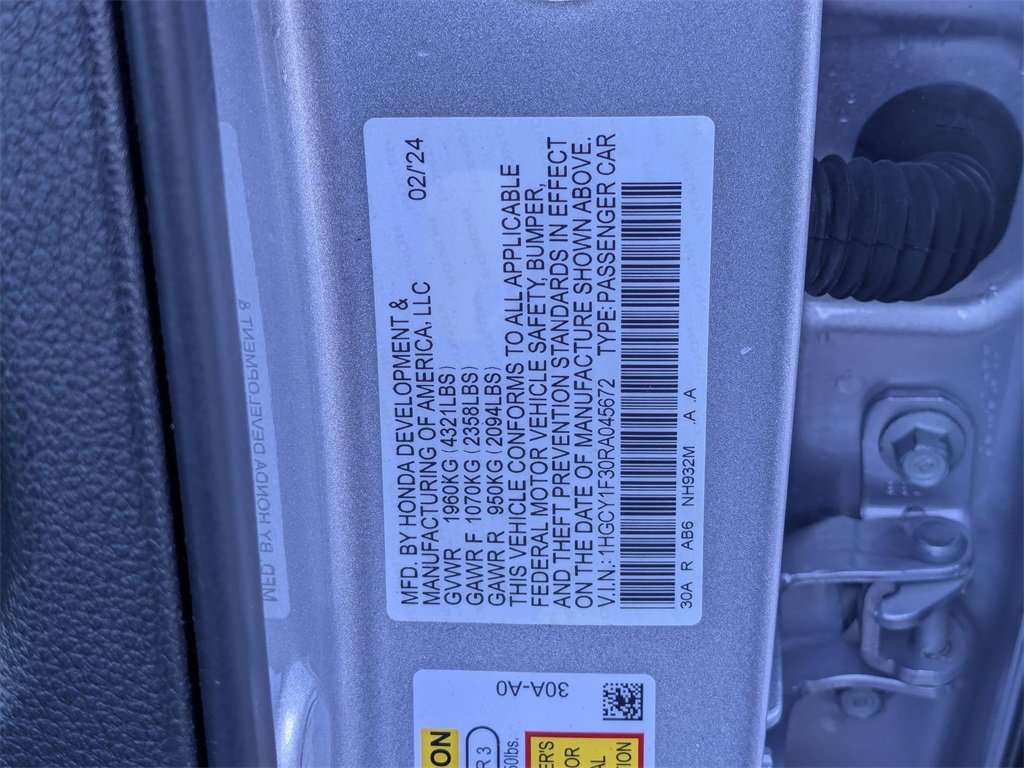 Used 2024 Honda Accord EX image 38