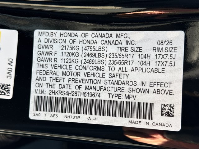 New 2026 Honda CR-V LX image 20
