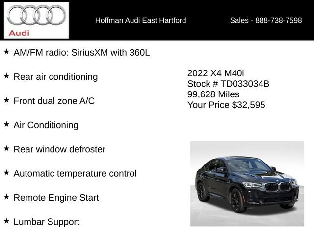Used 2022 BMW X4 M40i w/ Premium Package AWD/4WD image 18