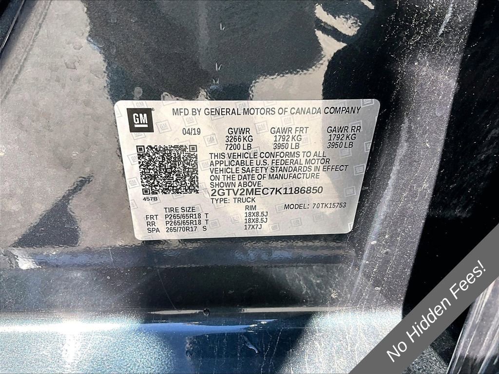 Used 2019 GMC Sierra 1500 SLE w/ SLE Value Package AWD/4WD image 31