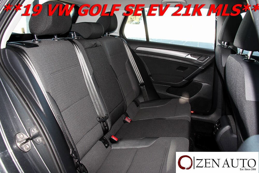 Used 2019 Volkswagen e-Golf SE w/ Driver Assistance Package image 31