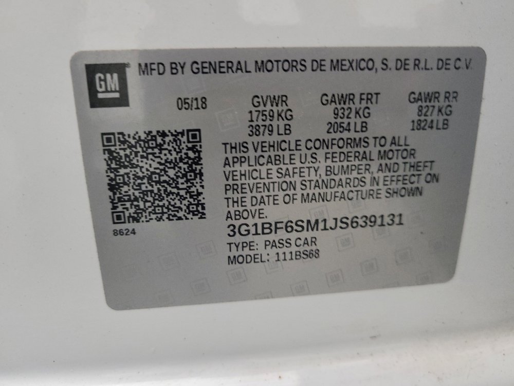 Used 2018 Chevrolet Cruze Premier FWD image 33