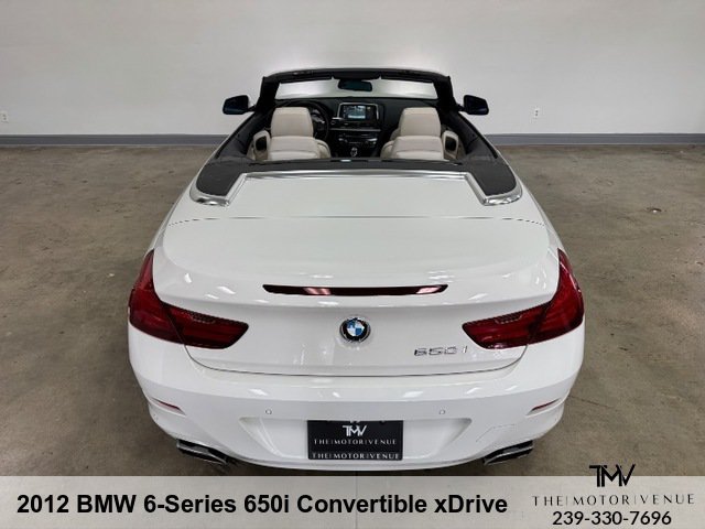 Used 2012 BMW 650i xDrive Convertible AWD/4WD image 13