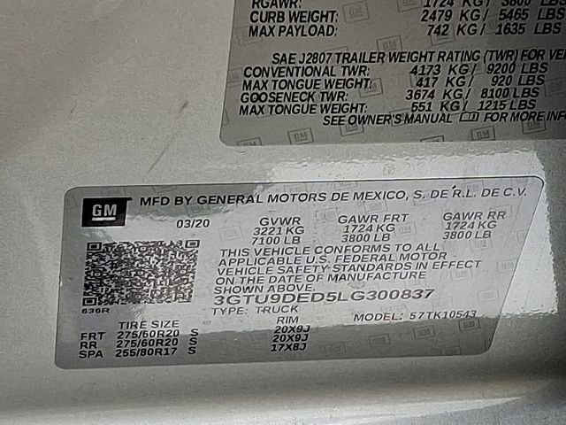 Used 2020 GMC Sierra 1500 SLT w/ SLT Premium Plus Package image 31