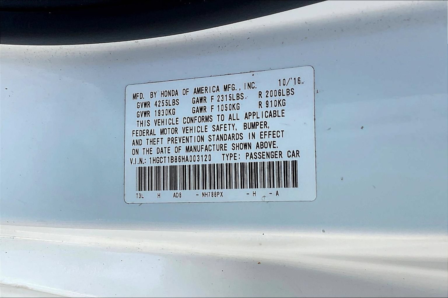 Used 2017 Honda Accord EX-L image 18