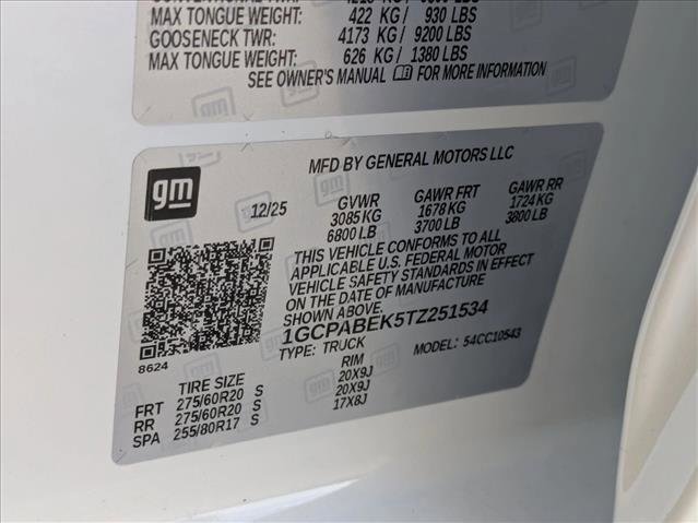 New 2026 Chevrolet Silverado 1500 Custom w/ Rally Edition image 16