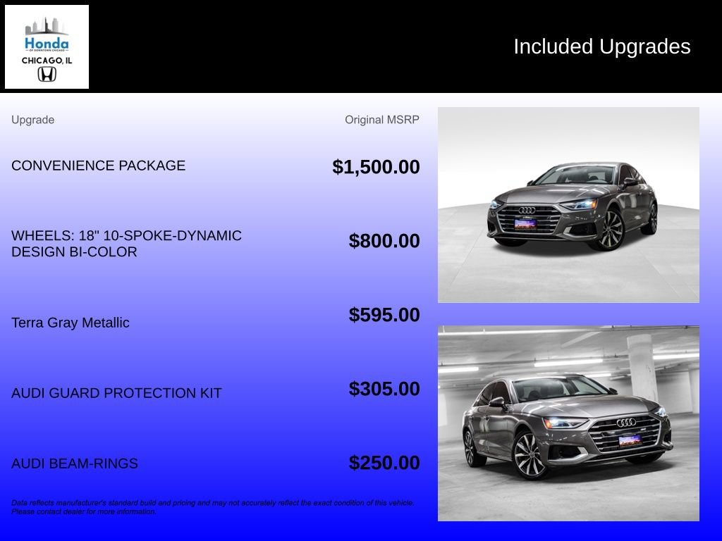 Used 2020 Audi A4 2.0T Premium w/ Convenience Package FWD image 10