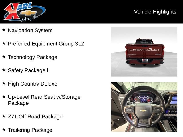 Certified 2019 Chevrolet Silverado 1500 High Country w/ Technology Package image 2