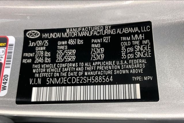 Certified 2025 Hyundai Tucson Limited AWD/4WD image 19