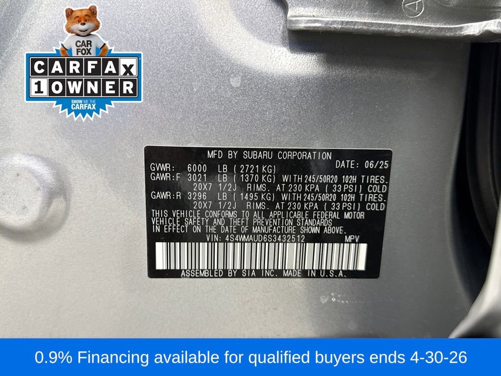 Certified 2025 Subaru Ascent Touring image 28