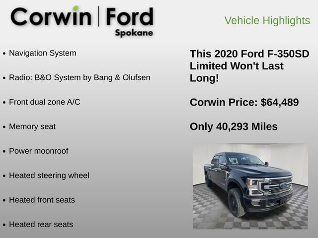 Used 2020 Ford F350 Limited image 12