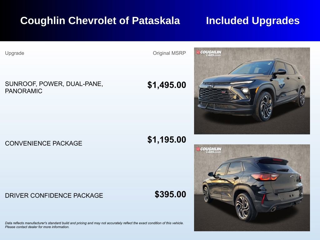 Used 2024 Chevrolet TrailBlazer RS w/ Convenience Package image 3