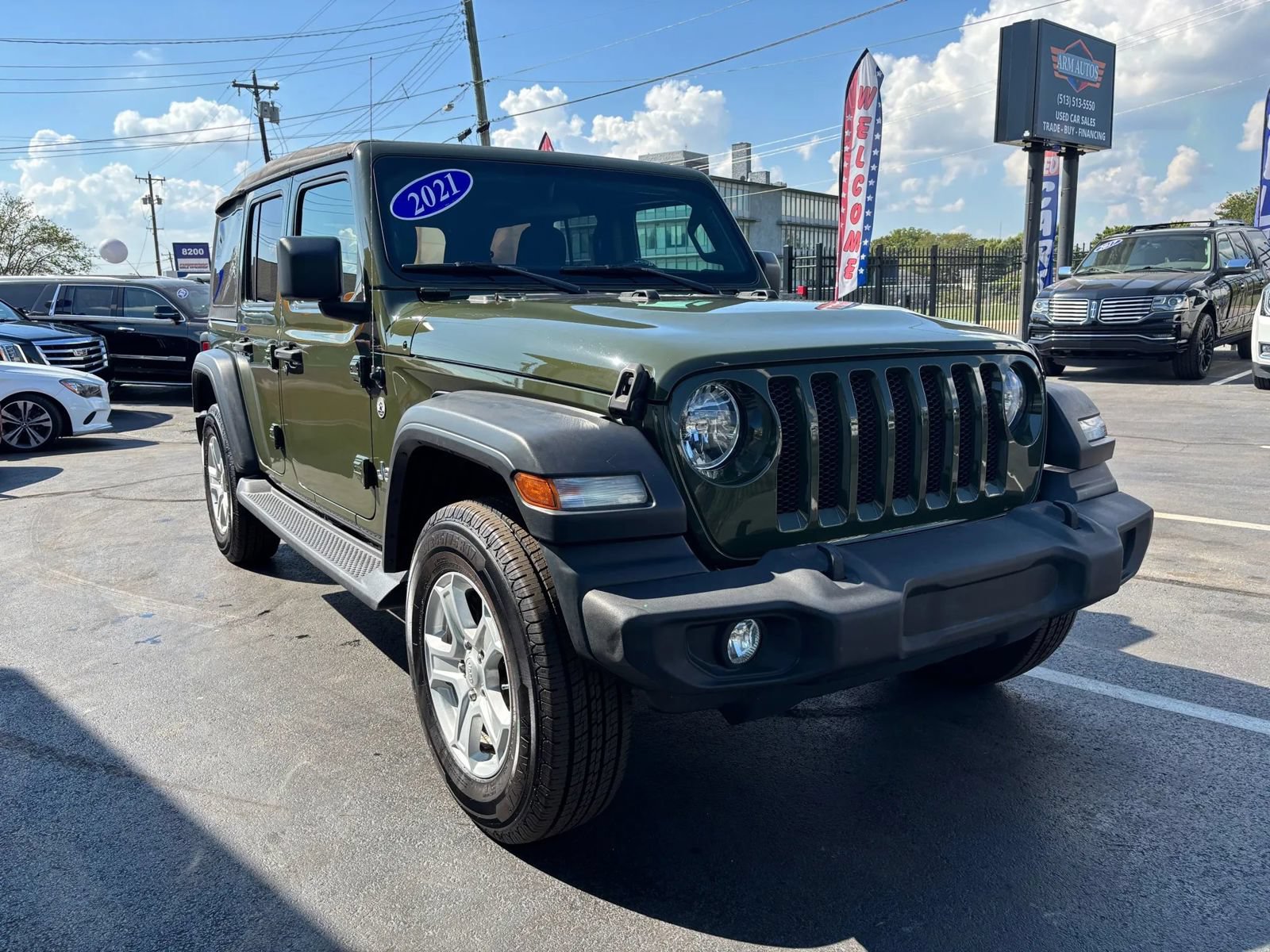 Used 2021 Jeep Wrangler Unlimited Sport AWD/4WD image 7