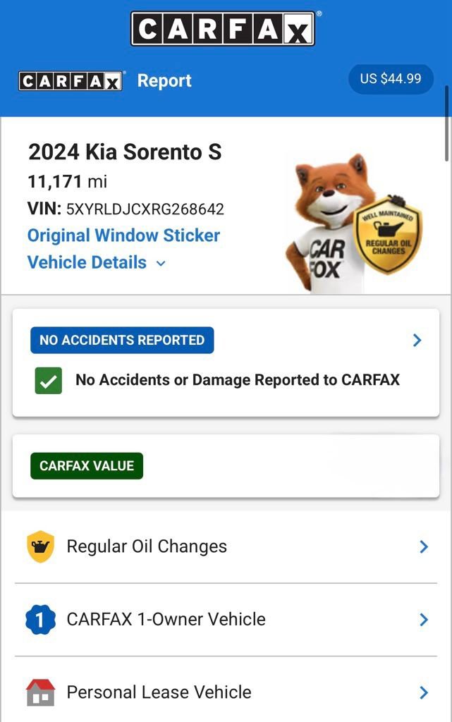 Used 2024 Kia Sorento S AWD/4WD image 5