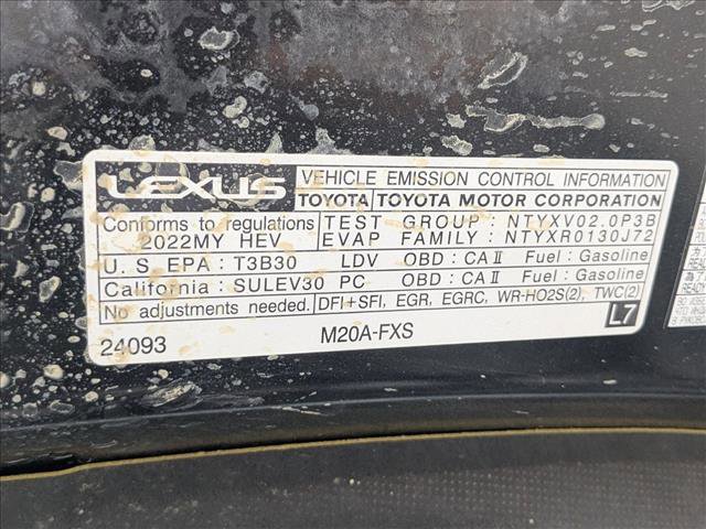 Used 2022 Lexus UX 250h F Sport w/ Accessory Package (Z2) image 24