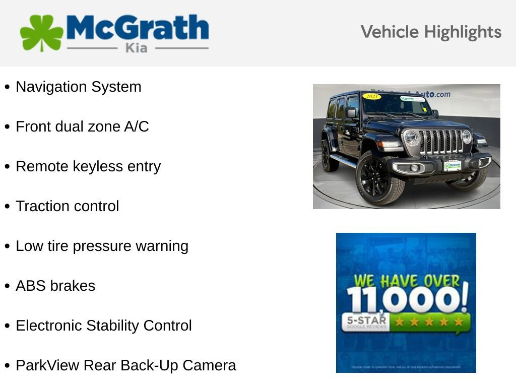 Used 2021 Jeep Wrangler Unlimited Sahara w/ Cold Weather Group image 5