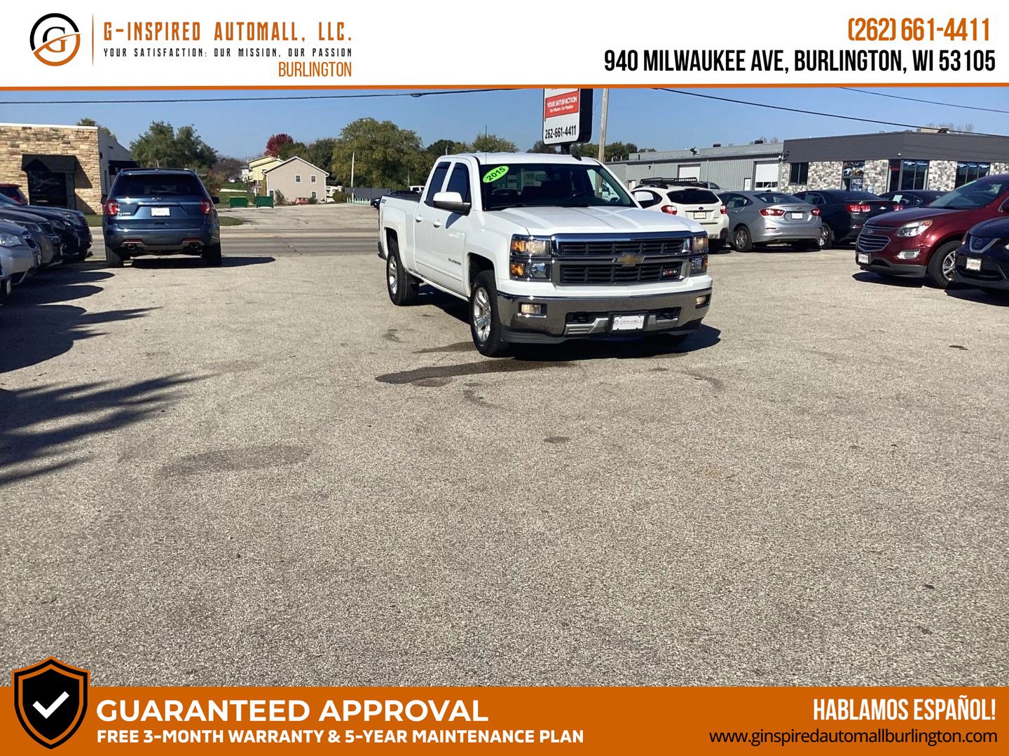 Used 2015 Chevrolet Silverado 1500 LT w/ All Star Edition AWD/4WD image 1