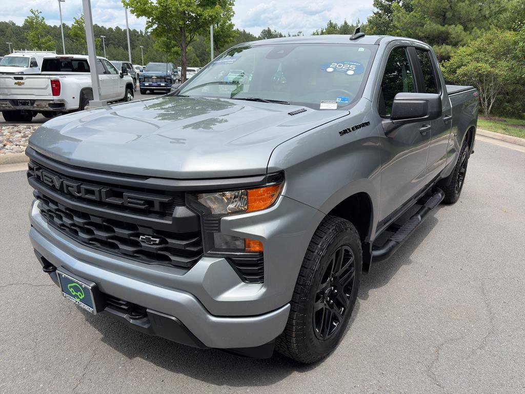 Certified 2025 Chevrolet Silverado 1500 Custom w/ Turbomax Blackout Package AWD/4WD image 3