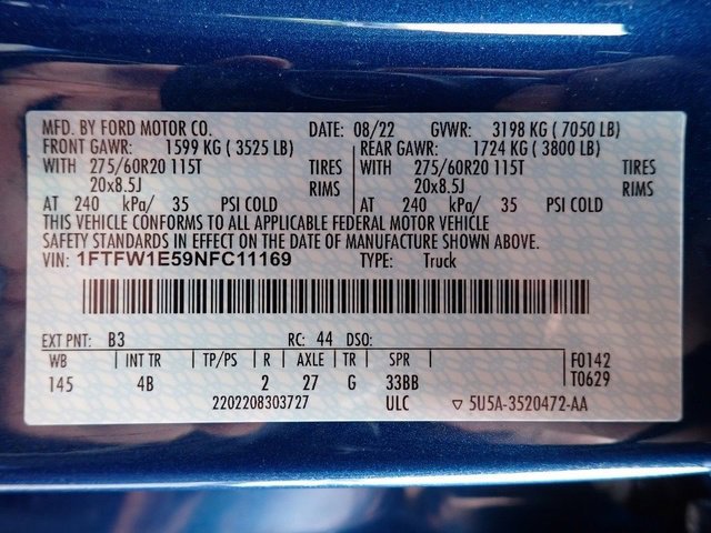 Certified 2022 Ford F150 XLT w/ Equipment Group 302A High image 23