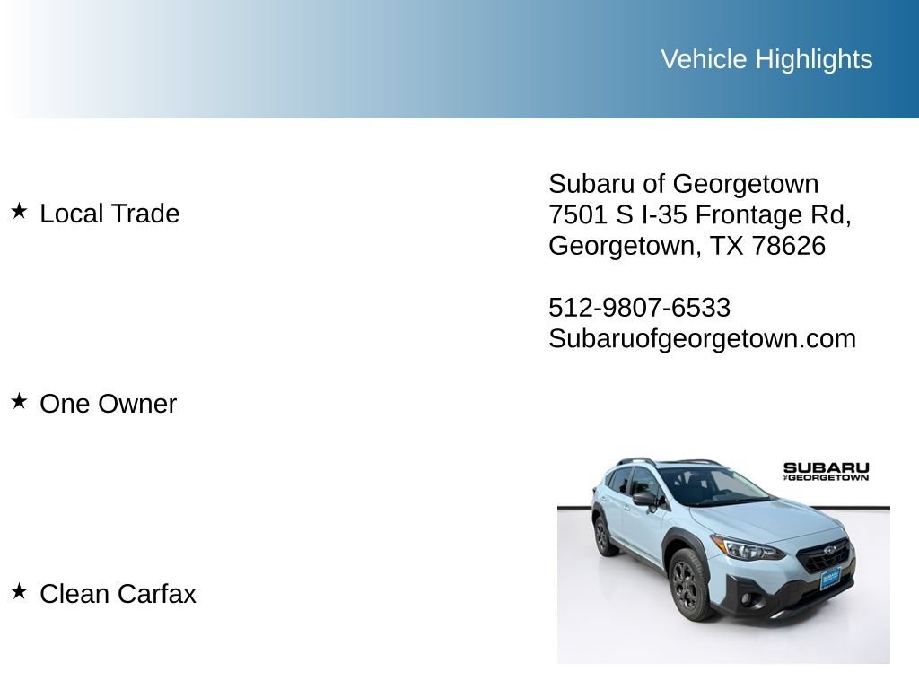 Used 2023 Subaru Crosstrek 2.5i Sport AWD/4WD image 10