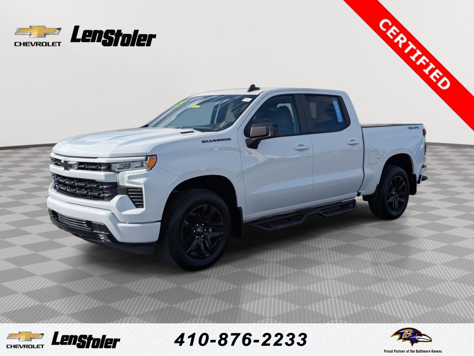 Certified 2025 Chevrolet Silverado 1500 RST w/ LPO, Dark Essentials Package