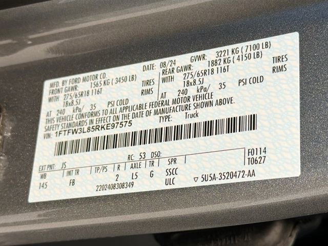 Used 2024 Ford F150 XLT w/ Equipment Group 302A MID image 25