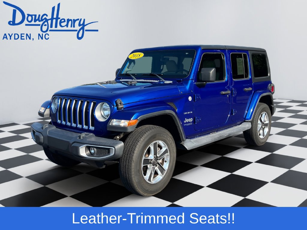 Used 2018 Jeep Wrangler Unlimited Sahara AWD/4WD image 1