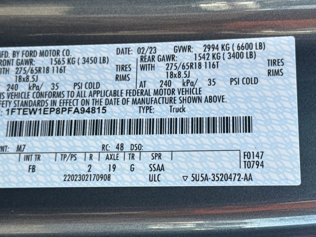 Used 2023 Ford F150 XLT w/ Equipment Group 302A High image 35