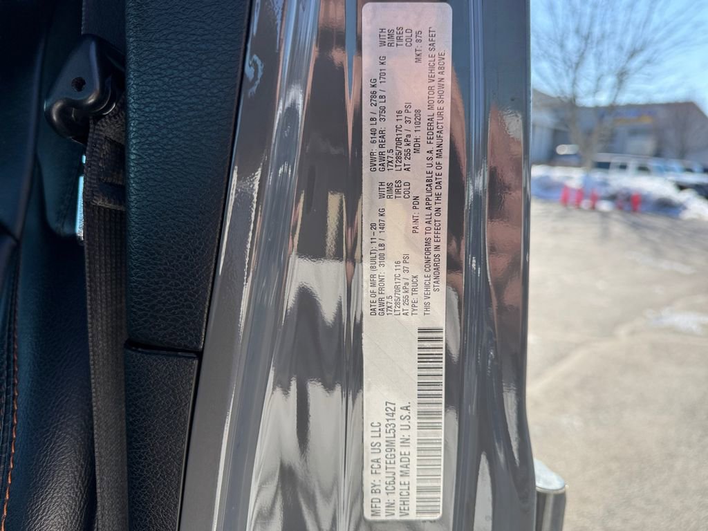 Certified 2021 Jeep Gladiator Mojave image 24