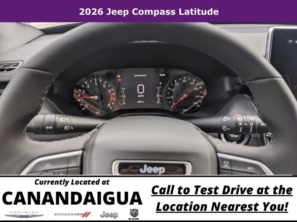 New 2026 Jeep Compass Latitude w/ Quick Order Package 29K image 13