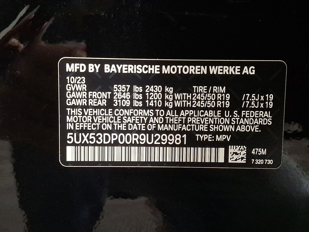 Certified 2024 BMW X3 xDrive30i w/ Convenience Package AWD/4WD image 27