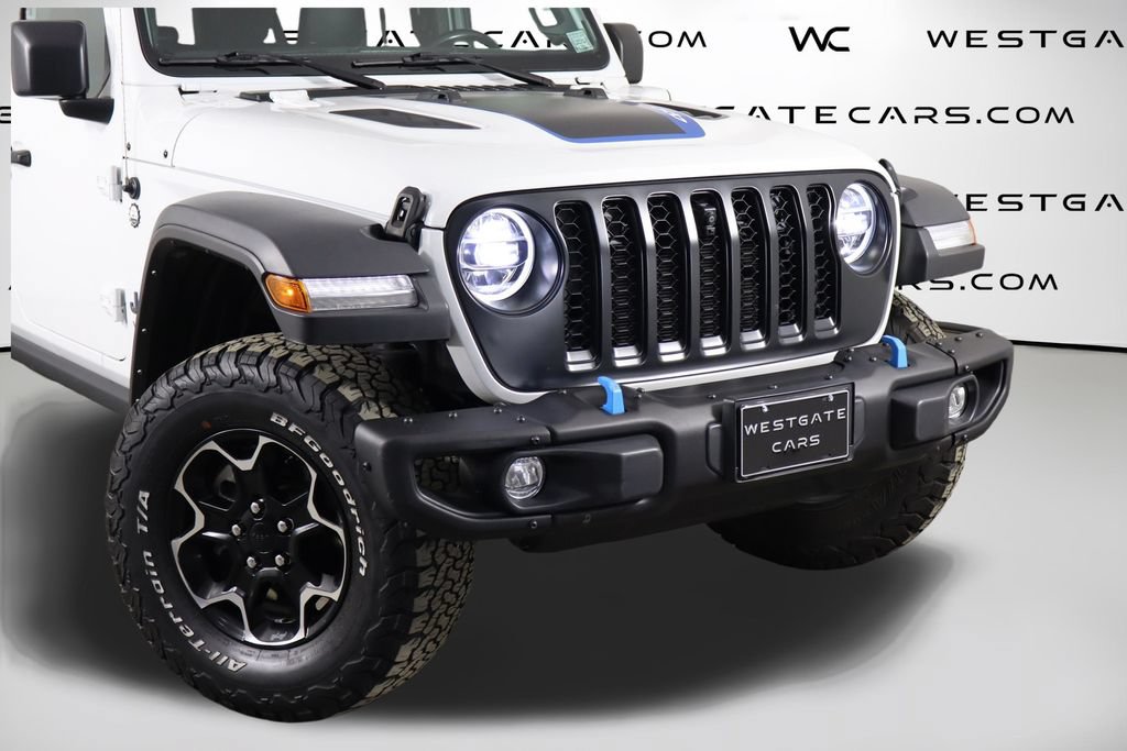 Used 2021 Jeep Wrangler Unlimited Rubicon 4xe w/ Steel Bumper Group AWD/4WD image 49