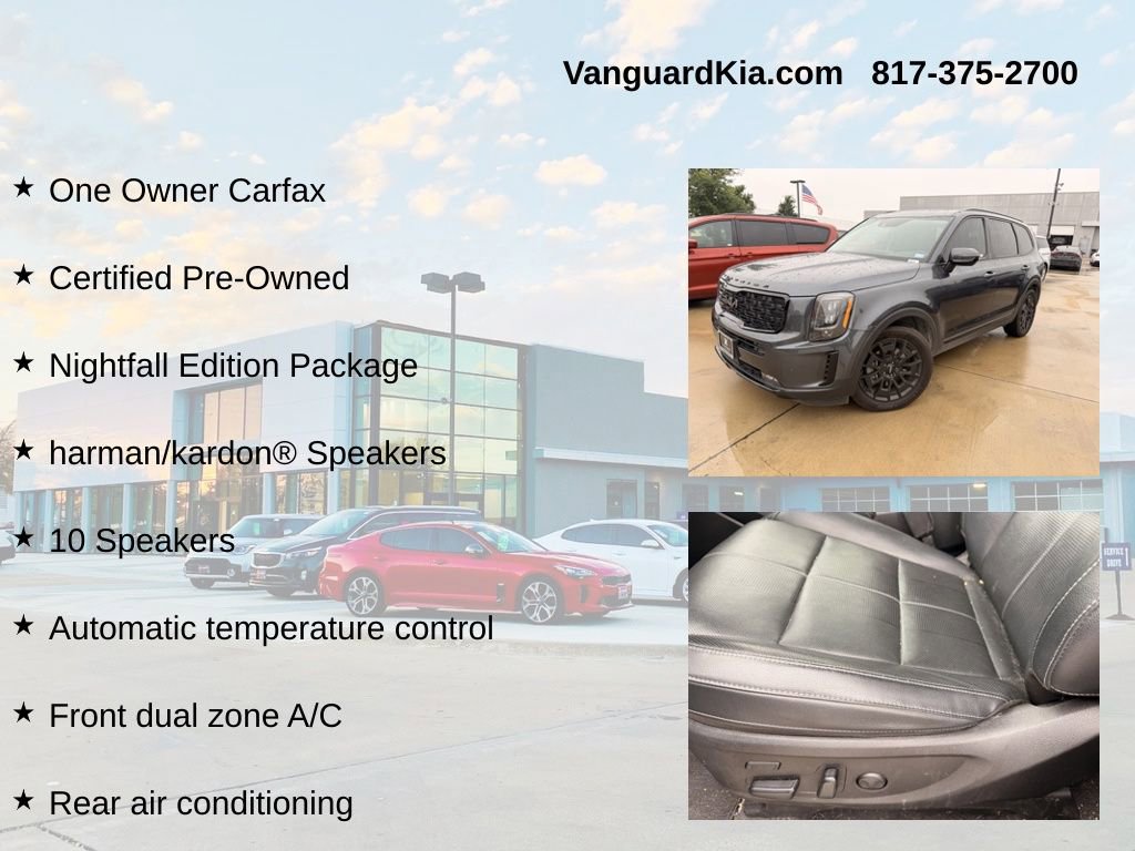Certified 2022 Kia Telluride SX w/ Nightfall Edition Package AWD/4WD image 6