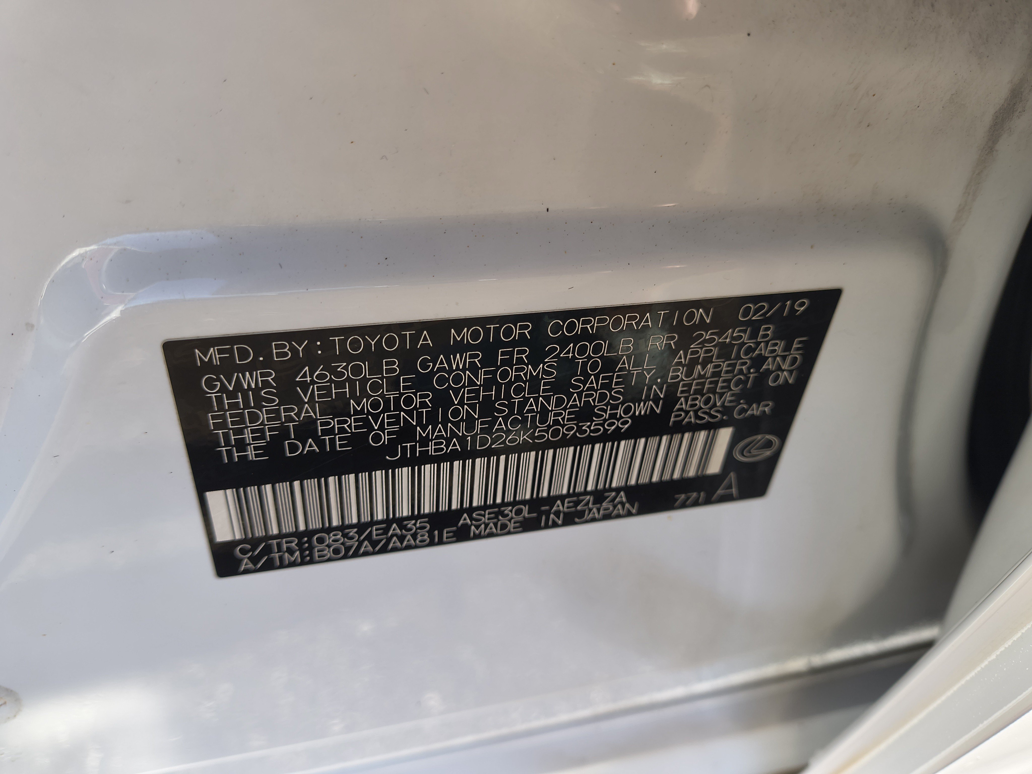 Used 2019 Lexus IS 300 F Sport w/ F Sport Package RWD image 34