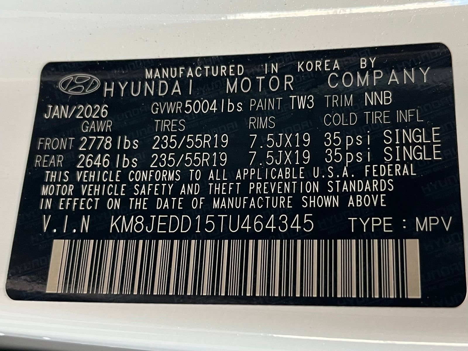 Used 2026 Hyundai Tucson Limited AWD/4WD image 19