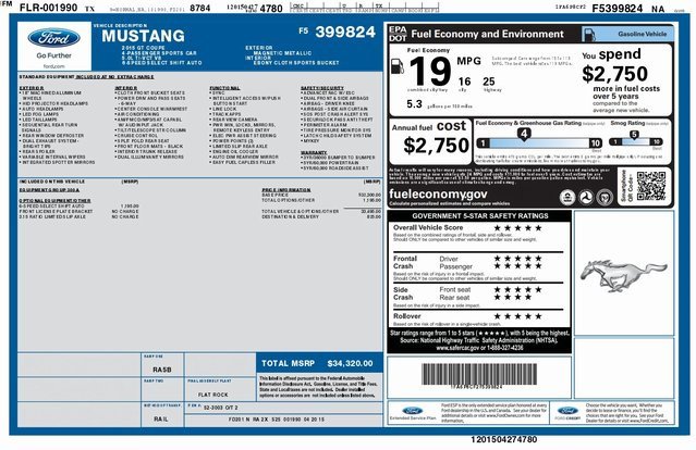 Used 2015 Ford Mustang GT image 3