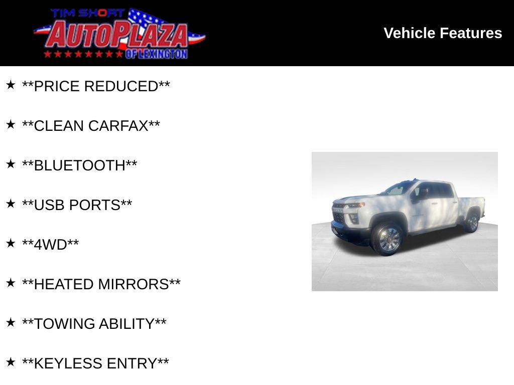 Used 2022 Chevrolet Silverado 2500 Custom w/ Custom Value Package image 7