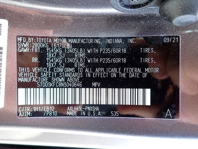 Certified 2022 Toyota Sienna XSE w/ XSE Plus Package image 13