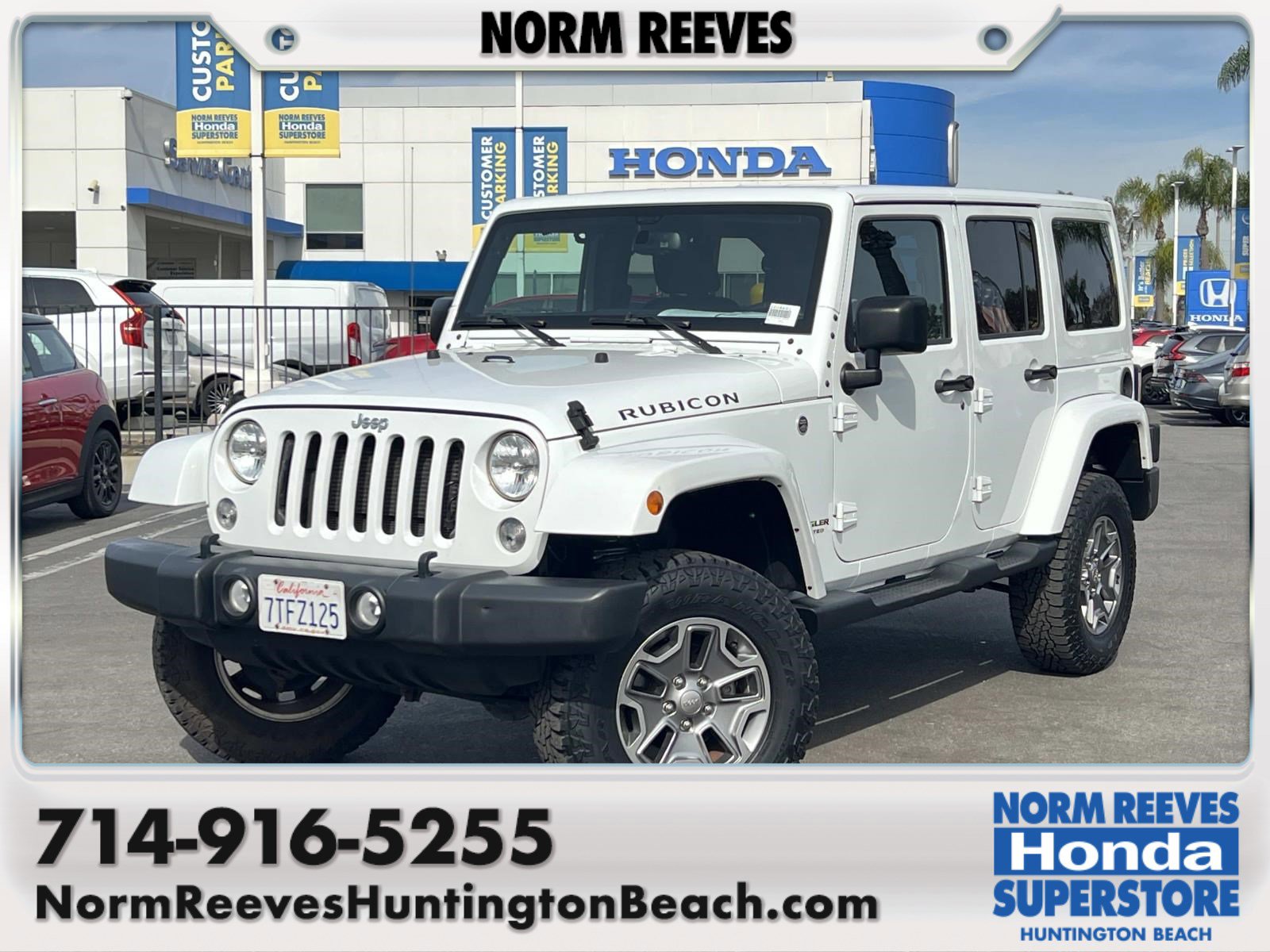 Used 2016 Jeep Wrangler Unlimited Rubicon w/ Connectivity Group