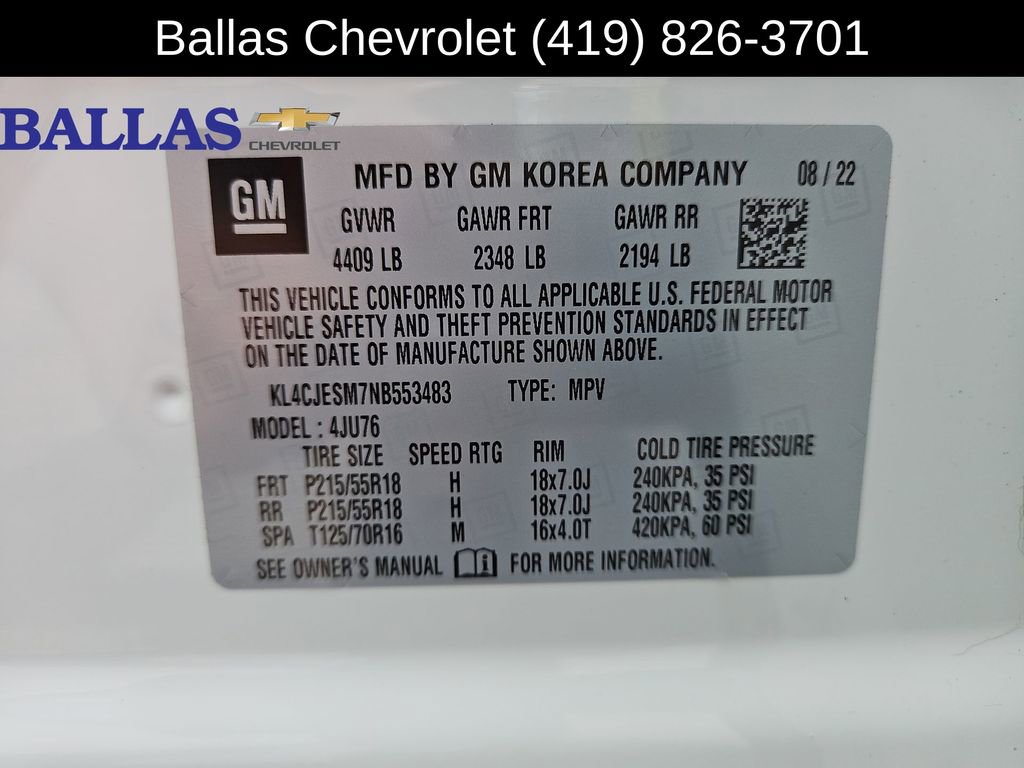 Certified 2022 Buick Encore Preferred w/ Safety Package AWD/4WD image 33