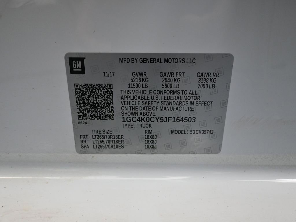 Used 2018 Chevrolet Silverado 3500 LTZ w/ Duramax Plus Package image 57